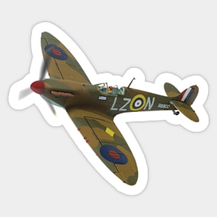 Spitfire Model Aircraft Sticker